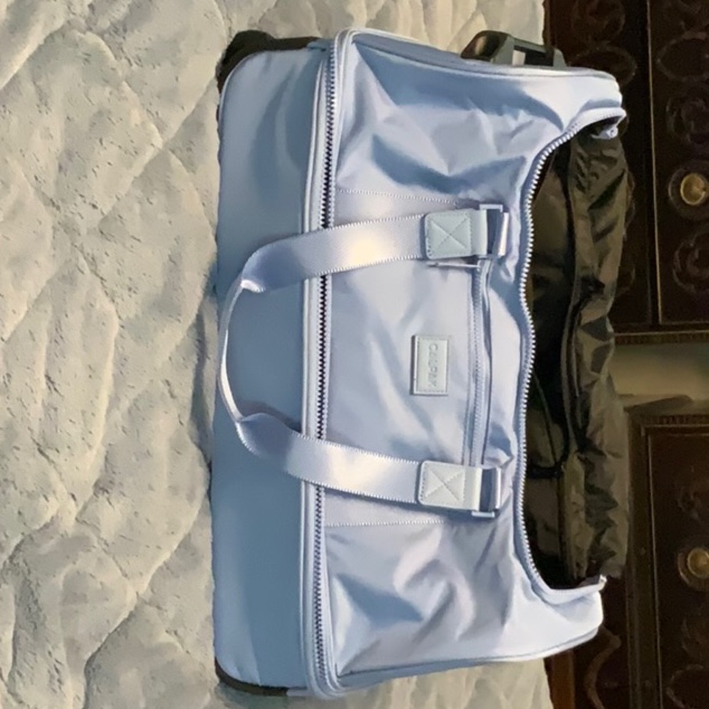 Calpak Stevyn Rolling Duffel in Sky blue